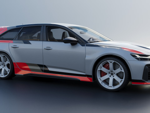Audi RS6 Avant GT 2025 Model do druku 3D
