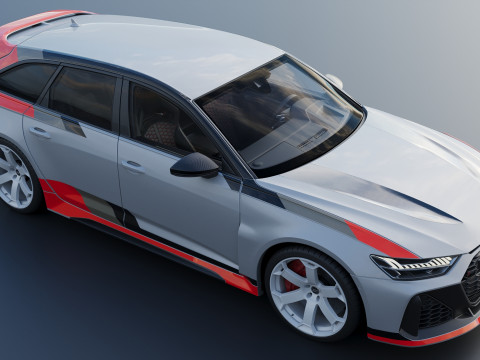 Audi RS6 Avant GT 2025 Model do druku 3D