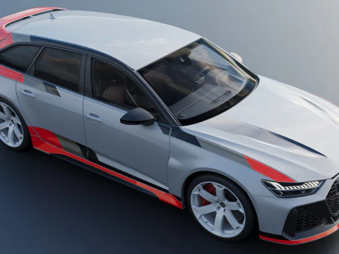 Audi RS6 Avant GT 2025 3D Print Model