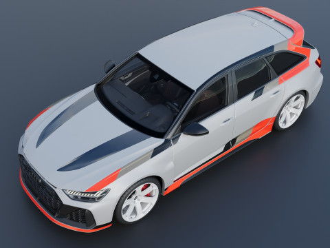 Audi RS6 Avant GT 2025 Model do druku 3D