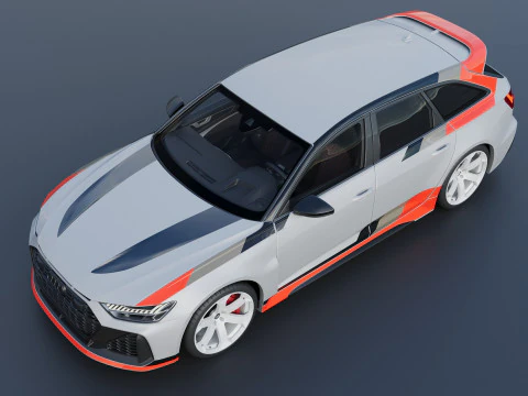 Audi RS6 Avant GT 2025 3D Print Model
