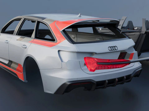 Audi RS6 Avant GT 2025 3D Print Model