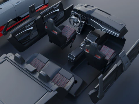 Audi RS6 Avant GT 2025 3D Print Model