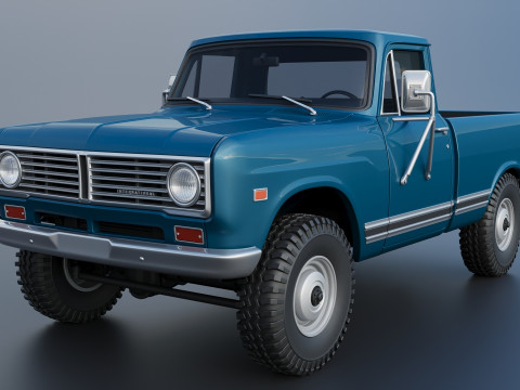 International Pickup 1972 3D-Druckmodell