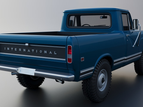 International Pickup 1972 3D-Druckmodell