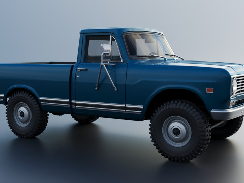 International Pickup 1972 3D-Druckmodell