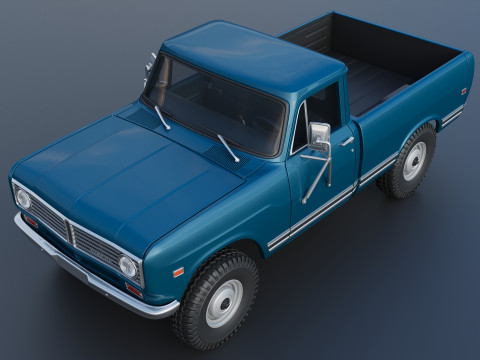 International Pickup 1972 3D-Druckmodell