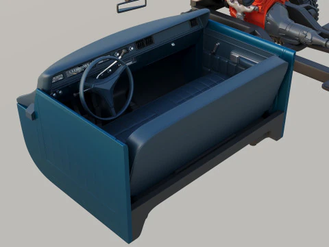 International Pickup 1972 3D Print Model