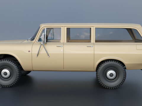 International Travelall 1972 3Dプリントモデル