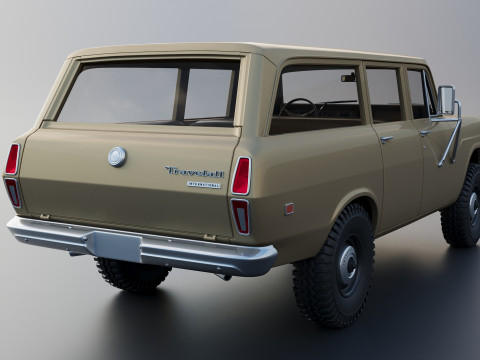 International Travelall 1972 3Dプリントモデル