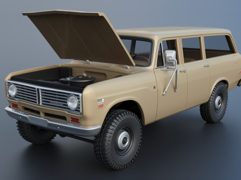 International Travelall 1972 3Dプリントモデル