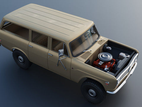 International Travelall 1972 3Dプリントモデル
