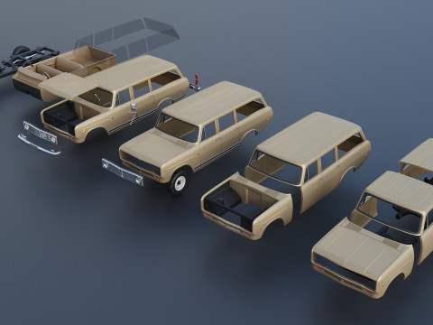 International Travelall 1972 3Dプリントモデル