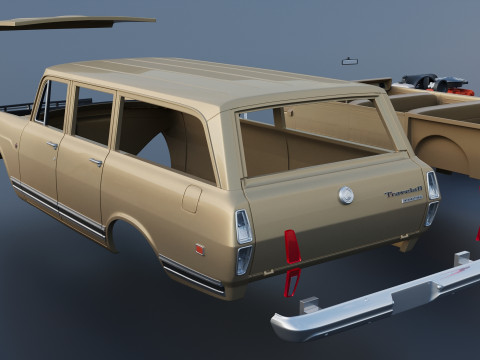 International Travelall 1972 3Dプリントモデル
