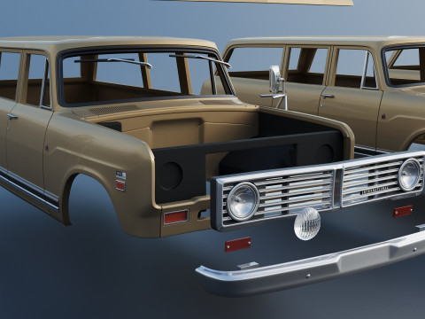 International Travelall 1972 3Dプリントモデル