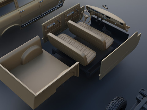 International Travelall 1972 3Dプリントモデル