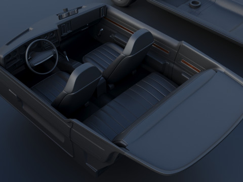 Chevrolet Chevelle Malibu Coupe 1974 Modèles 3D en vedette