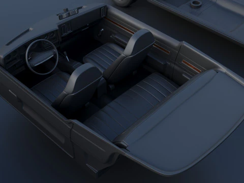 Chevrolet Chevelle Malibu Coupe 1974 3D Print Model