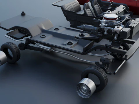 Chevrolet Chevelle Malibu Coupe 1974 3D Print Model