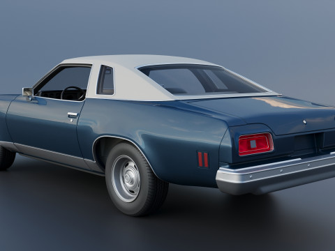 Chevrolet Chevelle Malibu Classic 1974 3D Baskı Modeli