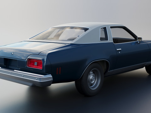 Chevrolet Chevelle Malibu Classic 1974 3D Baskı Modeli