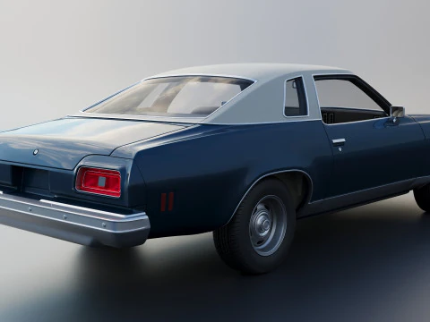 Chevrolet Chevelle Malibu Classic 1974 3D Print Model
