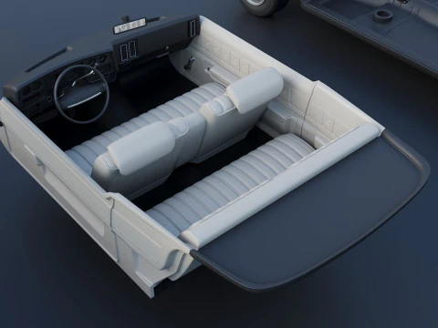Chevrolet Chevelle Malibu Classic 1974 3D Print Model