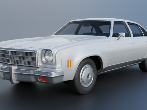 Chevrolet Malibu 4 Door 1974 3D 프린트 모델