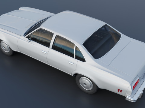 Chevrolet Malibu 4 Door 1974 3D 프린트 모델