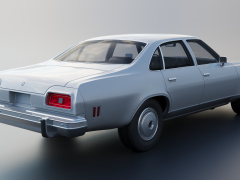Chevrolet Malibu 4 Door 1974 3D 프린트 모델