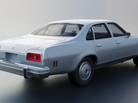 Chevrolet Malibu 4 Door 1974 3D Print Model in Automotive 566761