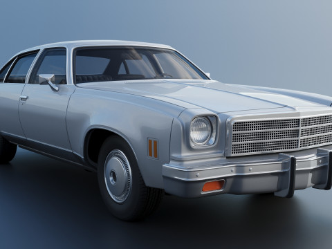 Chevrolet Malibu 4 Door 1974 3D 프린트 모델