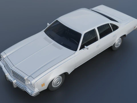 Chevrolet Malibu 4 Door 1974 3D Print Model in Automotive 566761