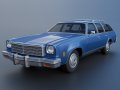 Chevrolet Chevelle Malibu Wagon 1974 3D Print Model