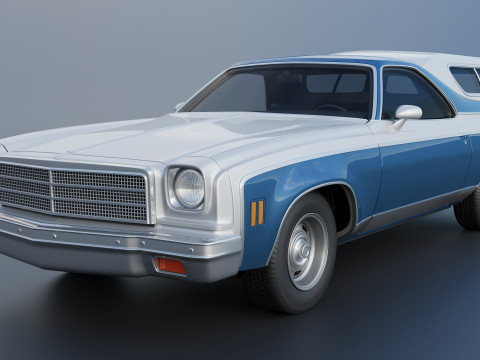 Chevrolet El Camino 1974 3D प्रिंट मॉडल