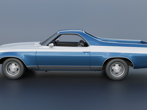 Chevrolet El Camino 1974 3D प्रिंट मॉडल