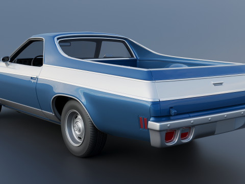 Chevrolet El Camino 1974 3D प्रिंट मॉडल