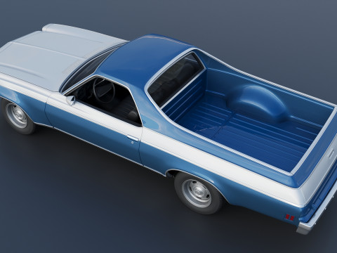 Chevrolet El Camino 1974 3D प्रिंट मॉडल