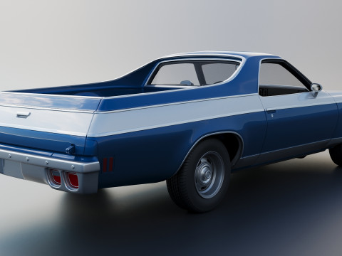 Chevrolet El Camino 1974 3D प्रिंट मॉडल