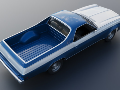 Chevrolet El Camino 1974 3D प्रिंट मॉडल