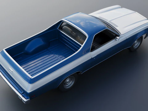 Chevrolet El Camino 1974 3D Print Model