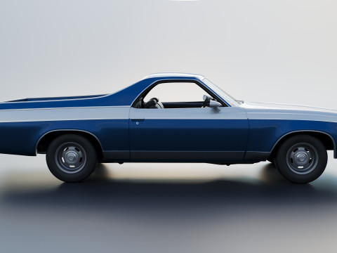 Chevrolet El Camino 1974 3D प्रिंट मॉडल