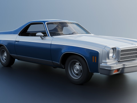 Chevrolet El Camino 1974 3D प्रिंट मॉडल
