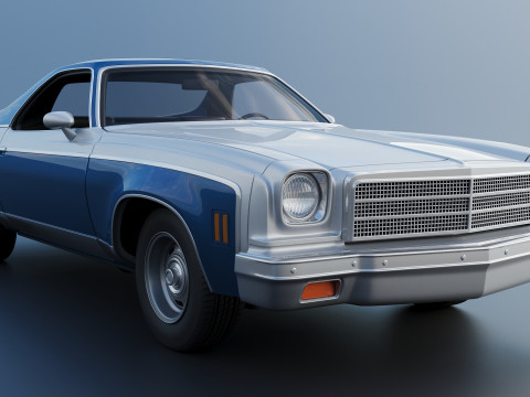 Chevrolet El Camino 1974 3D प्रिंट मॉडल