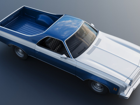 Chevrolet El Camino 1974 3D प्रिंट मॉडल