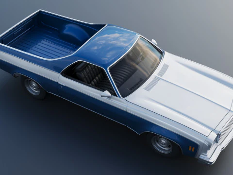 Chevrolet El Camino 1974 3D Print Model