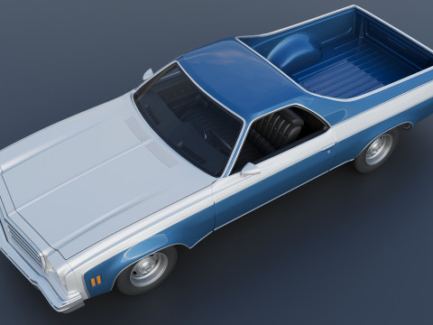 Chevrolet El Camino 1974 3D प्रिंट मॉडल