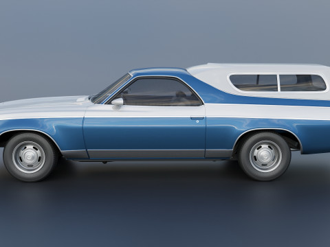 Chevrolet El Camino 1974 3D प्रिंट मॉडल