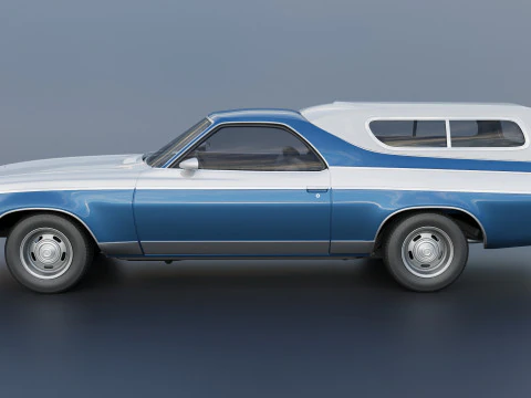 Chevrolet El Camino 1974 3D Print Model
