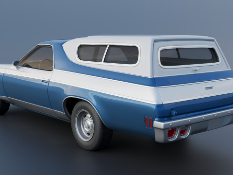 Chevrolet El Camino 1974 3D प्रिंट मॉडल
